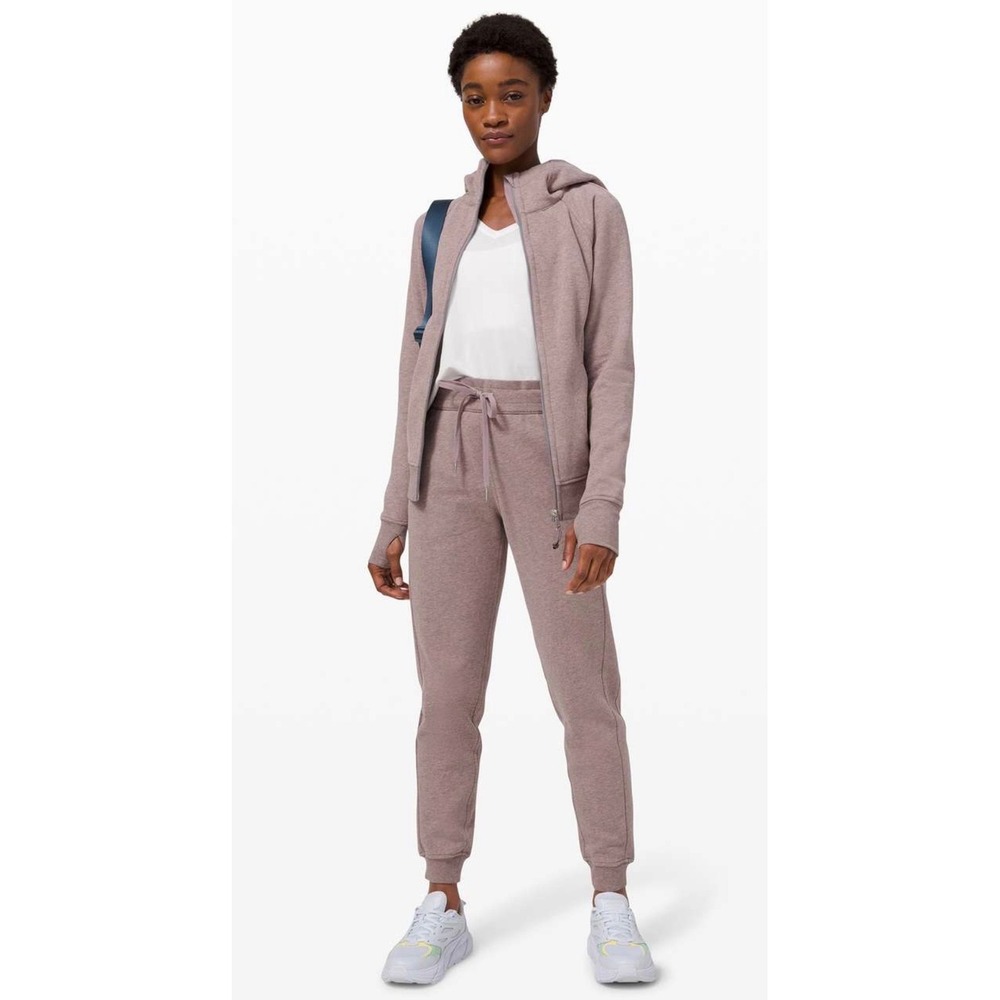 Lululemon Scuba High-Rise Jogger Heathered Pink Mauve Size 6 LW5D03S
